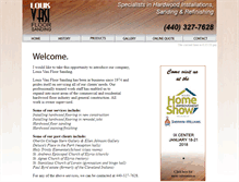 Tablet Screenshot of louisvasifloorsanding.com